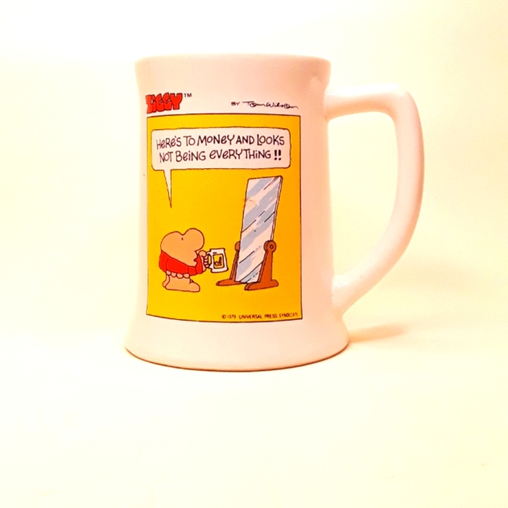 Vintage ZIGGY stoneware mug EUC
